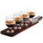 Beer Tasting Serving Paddle Bamboo Beer Flight for 4 Stemware Beer Paddle Wholesale Quality Choice