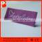 Direct factory custom woven sew in label brand logo