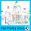 plastic water bottle labels