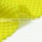 280gsm brilliant yellow and hexagonal mesh fabric for dress and garments