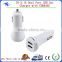 2015 New Products Dual USB Car Charger with Smart IC for iphone 6 and Tablet PC