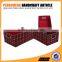 Hot Sale Portable Stripe Line Polyester Storage Box With Handle