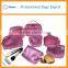 Beautiful fashion pvc promotional cosmetic bag travel makeup bag custom
