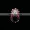 Clear crystal wedding finger ring design