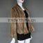 Long Sleeves Ladies Luxury Knitting Rabbit Fur Jacket Coat Women