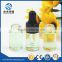 Hot selling 3ml clear amber cylinder glass essential oil bottle
