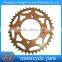 CNC Machined Aluminum 7075 T6 Alloy Colorful Anodized 520 Motor Sprocket