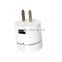 2015 New design and high quality with UL certificate fixed US plug 5V 2.1A double port dual usb wall charger