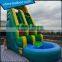 0.55mm pvc tarpaulin Inflatable water slide for kids and adults