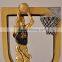 Golden basketball resin souvenir sports awards