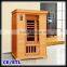 2 persons far infrared indoor sauna room