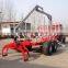 CE Certificate ZM12006 12 Ton Loading Capacity Heavy Duty Wood Log Trailer