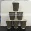 one time use 400ml double wall paper cups with lid for hot tea