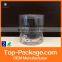 Custom clear cylinder packaging box,transparent plastic round box with lids