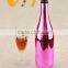 wholesale best chanpagne wine bottle 750ml fancy electroplate bottles rubber stopper cap bottle