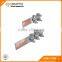 High performance electrical bimetallic clamp connector