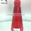 screen printing 300ml red pet plastic lotion bottle with lotion pump for skin care oil / wholesale plastic bottle from supplier