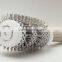 Factory custom hair brush change color round Ceramic Hair Brush wholesale