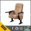 2016 Most popular fabric theater furniture,hall chair with writing pad and fixed steel base