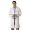 High Quality Disposable Non Woven Lab Coat, Cheap Disposable Lab Coat With Collar and Snap Button Closure