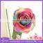 artificial rainbow rose real touc flower