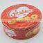 oem round candy tin jar,oem butter cookie tin can,pineapple cookie jar