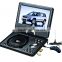 Eccellent home DVD VCD EVE players 9 inch portable dvd player with 18650 play longtime battery