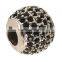 stainless steel crystal disco ball beads