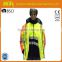 EN20471/343 fluo-yellow/orange winter waterproof winter men 7 in 1 bomber jacket park with reflector