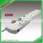 6Way Multi Socket Extension Cord With Individual Colorful Switch And Light Extension Socket