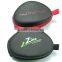 (Black and Hot) mesh Style with Zipper Enclosure Handsfree Headset Earphone HARD EVA bag