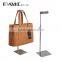 adjustable Women leather bag display rack bag support