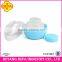 2014 New Design Baby Care Product Refillable Puff Plastic Powder Container