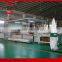Short cycle laminating hot press production line