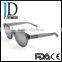 Fashion Dark Lens Sunglasses Double Bridge Acetate Grey Sunglasses