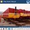 Heavy duty Tri axle dump semi trailer, tipping / tipper truck trailer for container sand transport