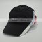 2015 New Fashion Black Plain Sports Cap