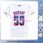 High quality sublimation cotton 3d t shirt with custom logo print for sale
