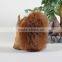 handmade stuffed decorative plush squirrel resin animal figurines toy