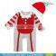 Christmas Gifts Santa Claus baby clothes with hat long sleeved climb jumpsuit