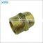 stainless steel NPT threaded hexagon pipe nipple