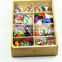 Wooden educational toy Froebel Gabe 7 Colorful Geometric Shapes Blocks combination