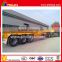 Low Price 3 axles 40ft flatbed container semi trailer/40ton flatbed semi trailer used container truck for sale