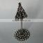 metal christmas tree design event card holder