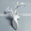 Wall Hanging White Resin Deer Head