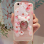 Pretty cell phone case cover soft tpu Silicone mobile Phone Cases for iPhone7/7Plus/6/6s/6plus/6splus with Ring Holder