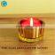 decorative colored glass tealight candle holder small size candle jar