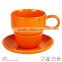 solid colour Cup Saucer Cheap high quality modern style for gift