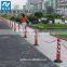 plastic warning bollard