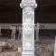 Greek Style Nude Man and Woman Hand Made Marble Pillar